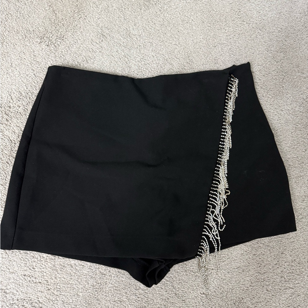 Black skort and bling ✨✨✨